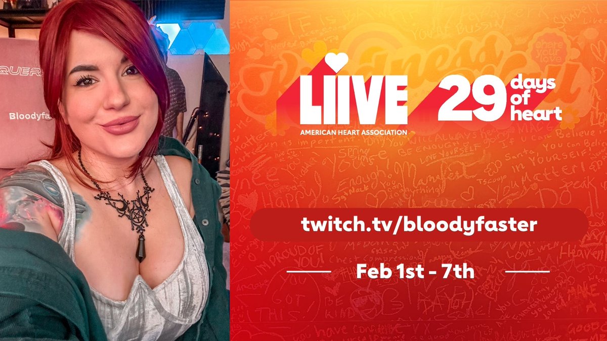 gonna be fundraising for @Heart_Liive from february 1st to the 7th!!! shenanigans will ensue!! i've created a team campaign on tiltify, so if you are a fellow content creator willing to stream & support a great cause any day(s) during february, LET ME KNOW!! ❤️