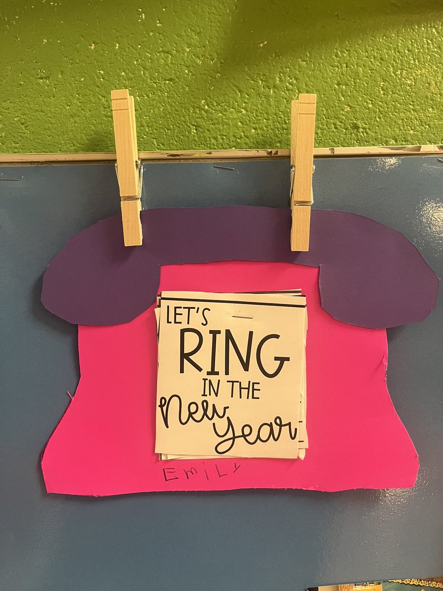 BrittanyEmbler's tweet photo. Let’s Ring In The New Year! We read, “Squirrel’s New Year’s Resolution” and created our own resolutions! 🎉 https://t.co/xlA2c8rWiL
