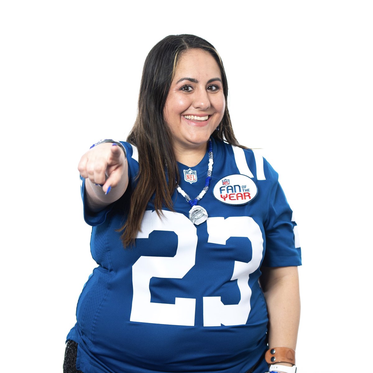 ColtsLife's tweet image. It's Fan Appreciation week, and what better way to celebrate than to spotlight our 2023 Colts Fan of the Year, Maren Johnson!

Vote for Maren as the 2023 NFL Fan of the Year! 🔗 nfl.com/fanoftheyear