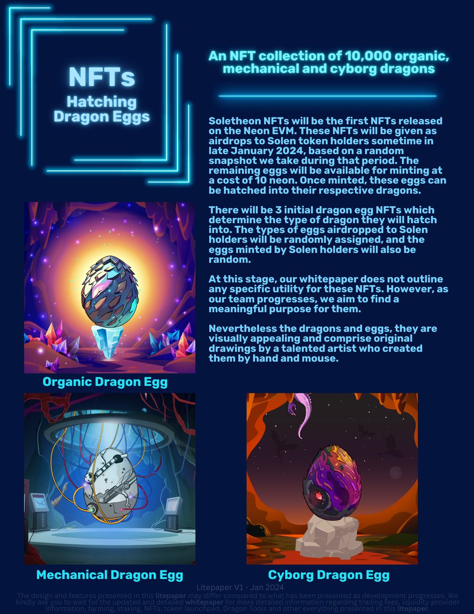 soletheon's tweet photo. We kept this one as concise as possible and answer all of the questions that we have been getting roadmap wise, development wise, etc. 

You may come to our TG and ask if you have any additional question about $solen , me, dev or our mods can help

https://t.co/gdBtj4BkM3

Pg 5-8 https://t.co/aIkU2qvhEH