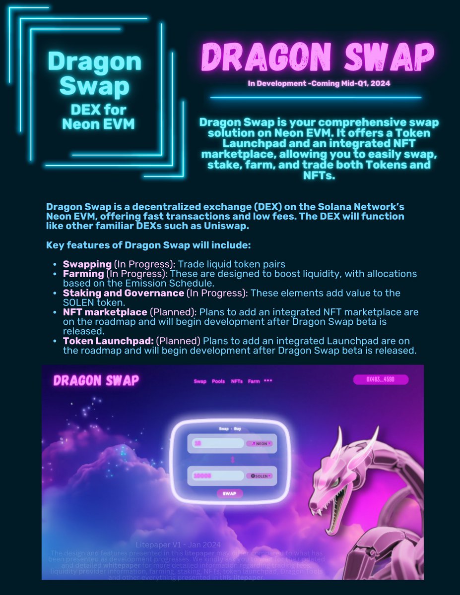 soletheon's tweet photo. We kept this one as concise as possible and answer all of the questions that we have been getting roadmap wise, development wise, etc. 

You may come to our TG and ask if you have any additional question about $solen , me, dev or our mods can help

https://t.co/gdBtj4BkM3

Pg 5-8 https://t.co/aIkU2qvhEH