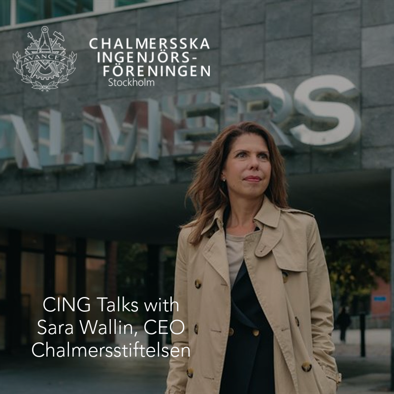 cingstockholm's tweet photo. 🌟 Feb 7: #CINGTalks with Sara Wallin! 🌟

🗓️ Feb 7 | 🕕 6pm-8pm | 📍 Epicenter, Stockholm

Join us for a night of inspiration and fun with fellow Chalmerists. Limited seats available!

Sign up here: 
https://t.co/61p4URee5x https://t.co/sBpQeVkvT4