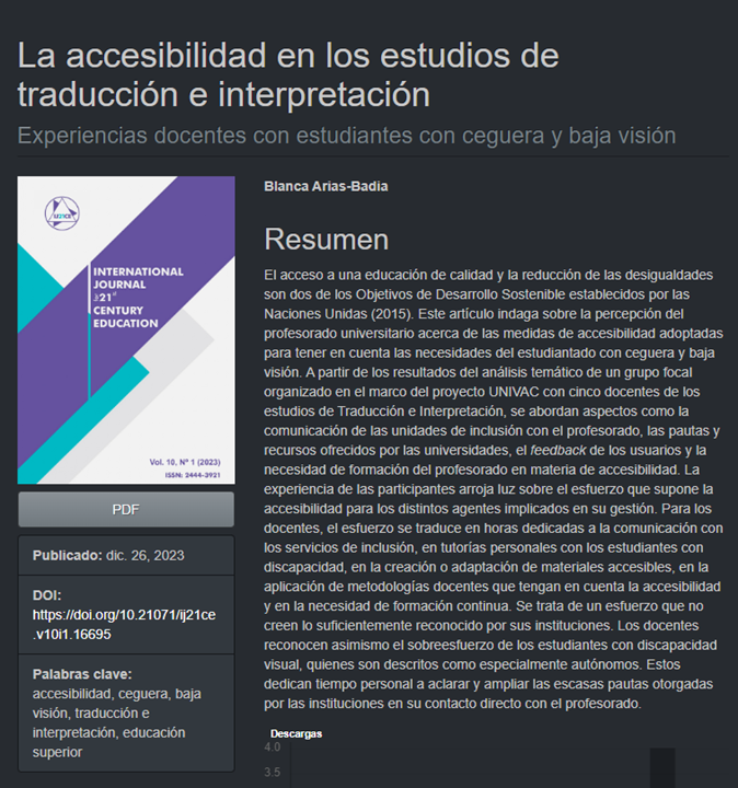 International Journal for 21st Century Education tweet media