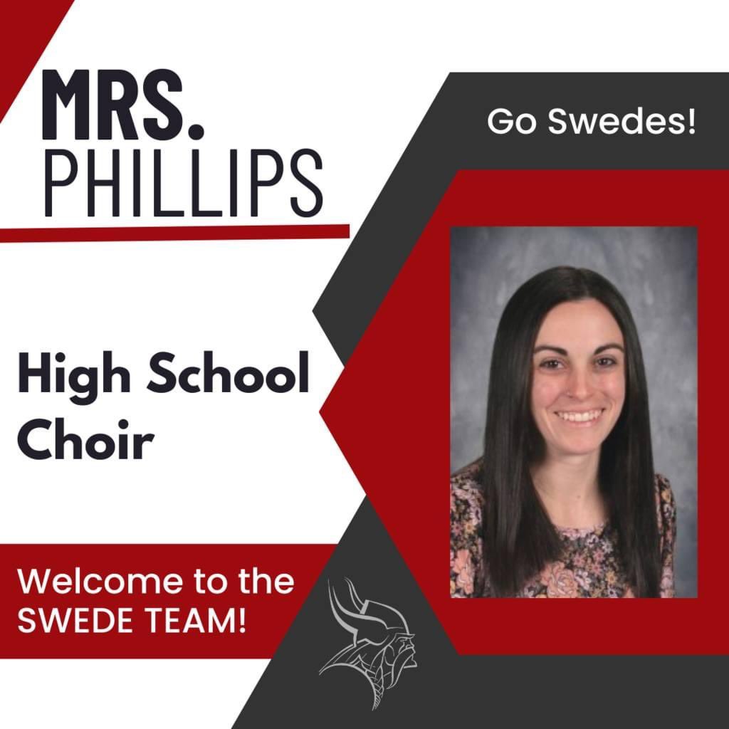 We are excited to announce that Mrs. Sharayah Phillips will be teaching High School Choir.  She has been our extremely talented accompanist for a few years &amp; we are thankful for her willingness to provide continued musical opportunities for our students.