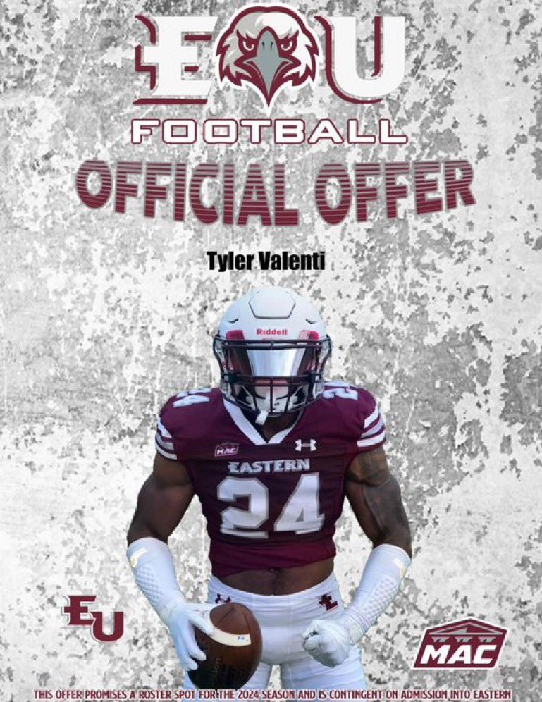 Tyler Valenti (@tylervalenti70) on Twitter photo #AGTG After having a great conversation with <a href="/CoachScottEU/">Colin Scott</a> I’m honored and blessed to receive my second offer from <a href="/EUEaglesFB/">Eastern University Football</a> #AGTG After having a great conversation with <a href="/CoachScottEU/">Colin Scott</a> I’m honored and blessed to receive my second offer from <a href="/EUEaglesFB/">Eastern University Football</a>