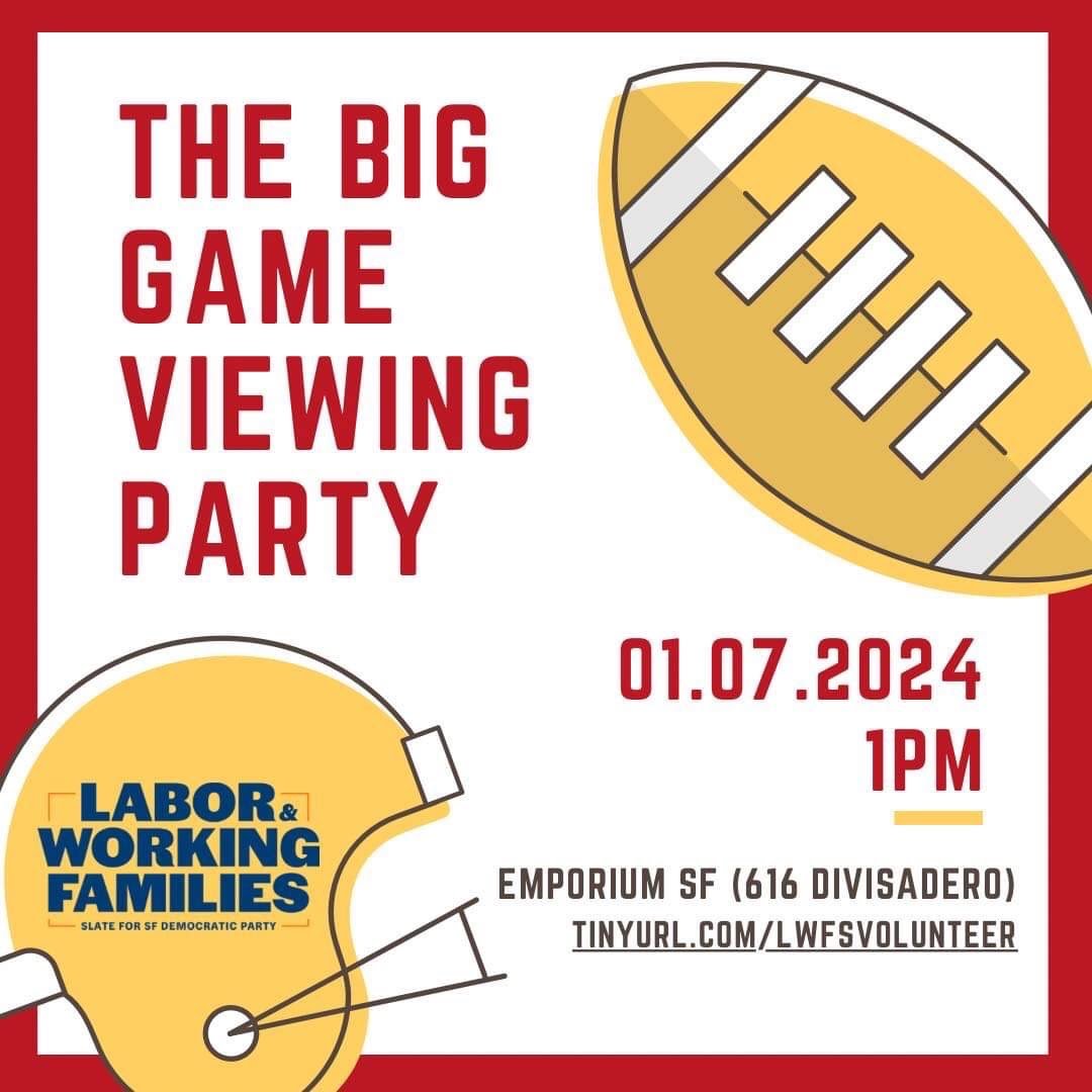 vickvchung's tweet photo. I’ll be at Emporium 1pm this Sunday, 1/07, for the Labor and Working Families Slate Game Day Fundraiser!  Join me on Sunday at Emporium to enjoy pizza, raffles &amp; good conversations.

If you want to lit-drop on Saturday and run these streets like #CMC, check out the tinyurl link! https://t.co/kt0e68JiqI