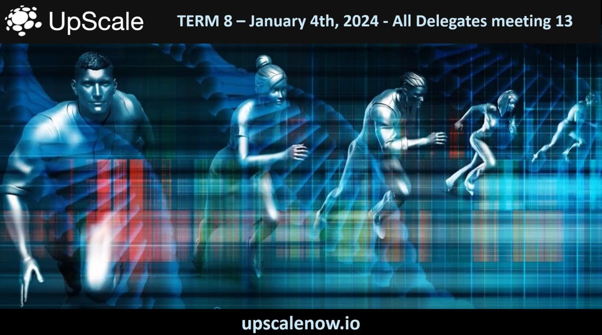 All Delegate Meeting - Term 8
Jan. 4th - Episode 13

🎯UpScale Software Package, Election Jan. 6th!

🎦𝗠𝗲𝗲𝘁𝗶𝗻𝗴 
incl. advertising UpScale's Impact on EOS! #Web3
youtu.be/vRYoGMoe5Ys
See the description for the links!

Only Possible On UpScale! #OPOU

#EOS #Web3Leader