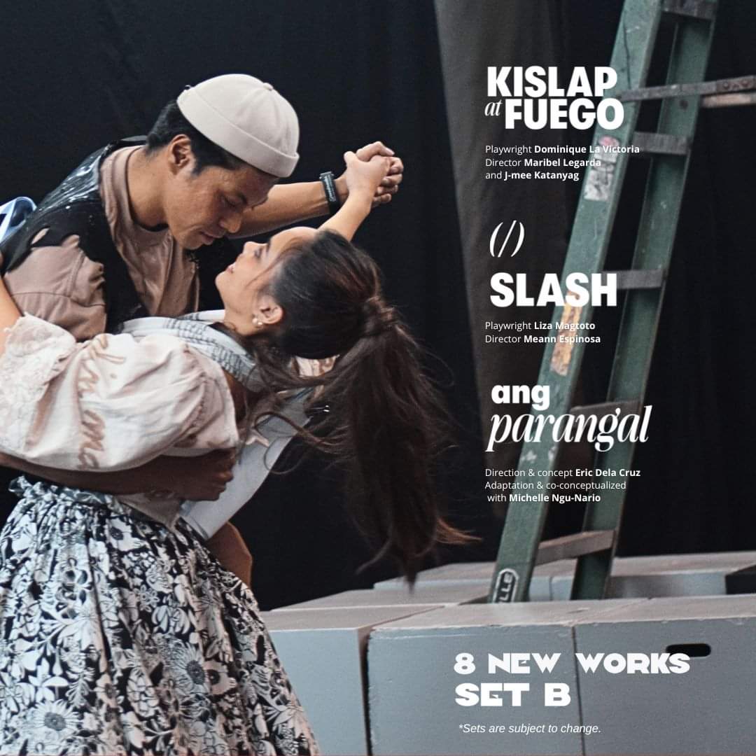 'Kislap at Fuego' is based on @thewickedvix 's 'Toward the Fires of Revolution,' which is in turn based on my short story 'Odd and Ugly.' Will be staged this month by PETA! Regular price is ₱600 per set (and this is part of Set B)