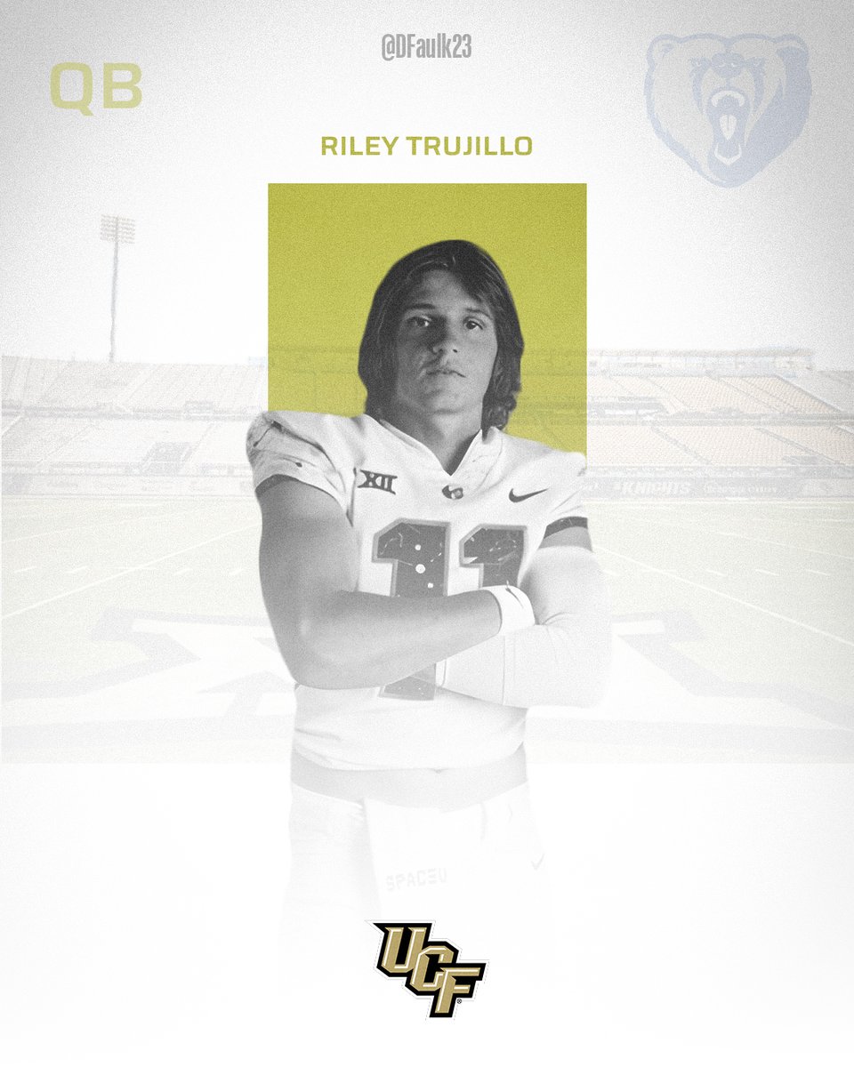 For our 2nd photo dedicated to the @UCF_Football 's #UCFuture24 class, let's spotlight @rileytrujillo4 🏈 Coming from @BTHS_Football , this quarterback talent deserves a warm welcome from all @UCFKnights fans and a follow. Let's show him the love! ⚔️ #UCF #GKCO