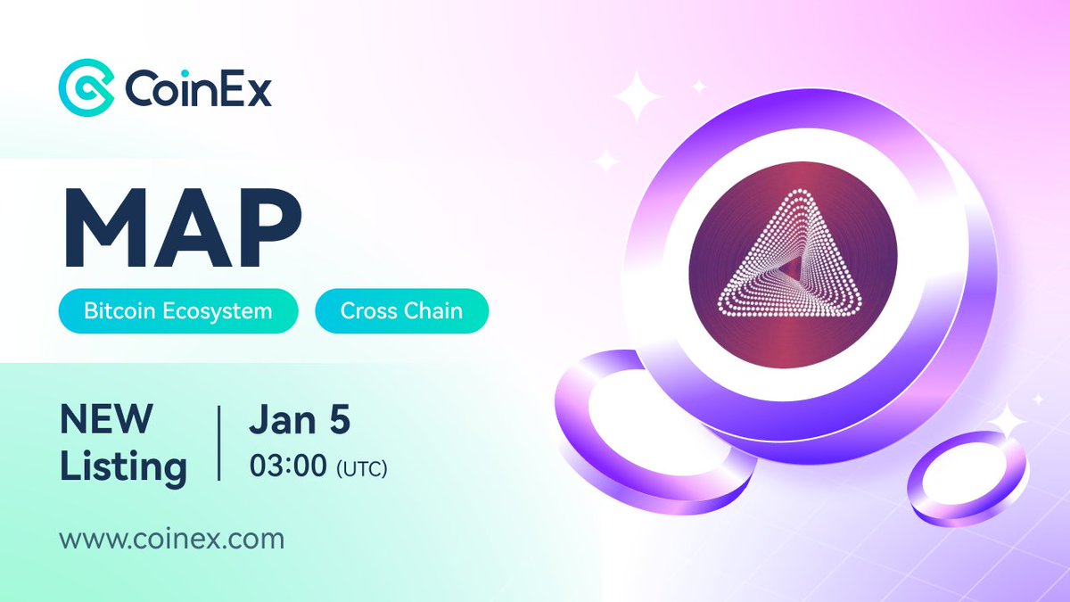 CoinEx Lists $MAP @MapProtocol is a Bitcoin layer-2 as well as a  peer-to-peer omnichain network focused on cross-chain interoperability. It  provides the essential omnichain infrastructure for achieving  interoperability among blockchain-based assets ...