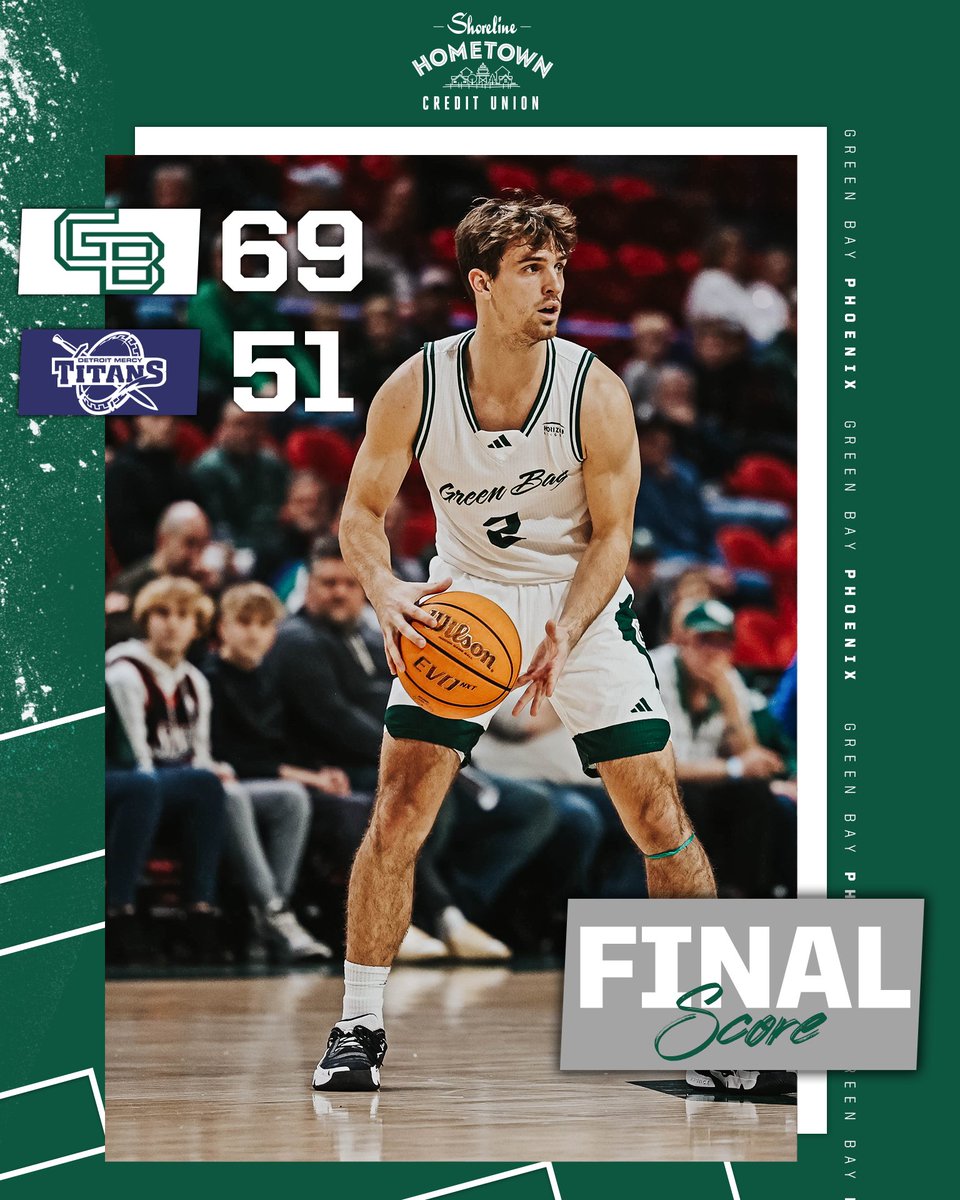 Another one. Wire-to-wire win for the Phoenix 🙌

<a href="/FosterWonders/">Foster Wonders</a> led the way with 14 points and <a href="/RuedingerP/">Preston Ruedinger</a> chipped in with 11!

#RiseWithUs | #HLMBB
