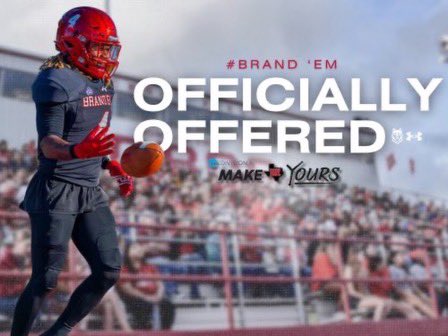 #AGTG After a great conversation with @CoachCadron I’m blessed to receive  noffer from @SRSUFootball ‼️
@JayMustangFB @garygutierrez68