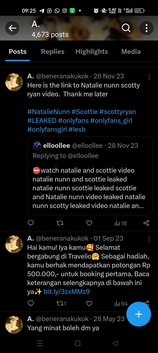 damn ! lama gak buka twtr akun gue sempet kena hack ternyata maaf bgt kalau tiba2 perna ada retweet gak jelas untung gak sebanyak itu langsung unretweet + unfoll akun2 tijel 😭