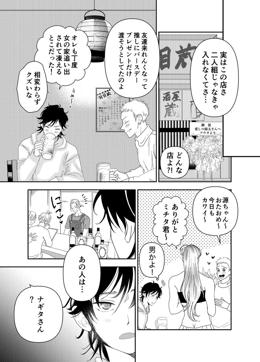 ナギタ×ヒイタ ⑤
  #創作BL

いつもの店🍺 