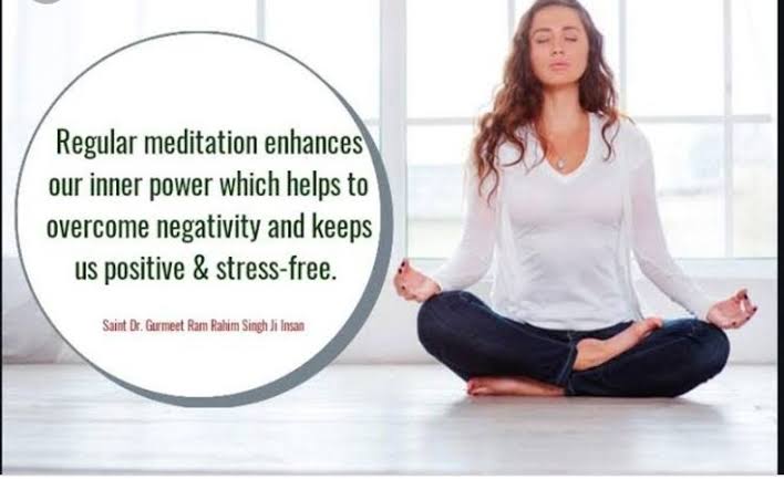 #FridayFitness It is important to have good health to make your life free from stress and diseases.Saint Gurmeet Ram Rahim Ji gives #SecretOfFitness many tips like practicing meditation along with pranayama, regular exercise, eating food before sunset etc.