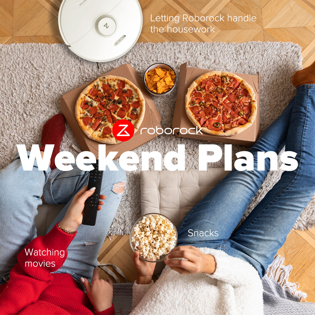 Pizza cravings and vacuum hum—the perfect duet for a weekend of relaxation and a spotless home. 🍕

Keep your weekend plans in motion and watch the Roborock S8 Pro Ultra in action. 

#home #pizzaday #smartvacuum #robotvacuum #vacuuming #spotlesshome #vacuumcleaner #vacuum