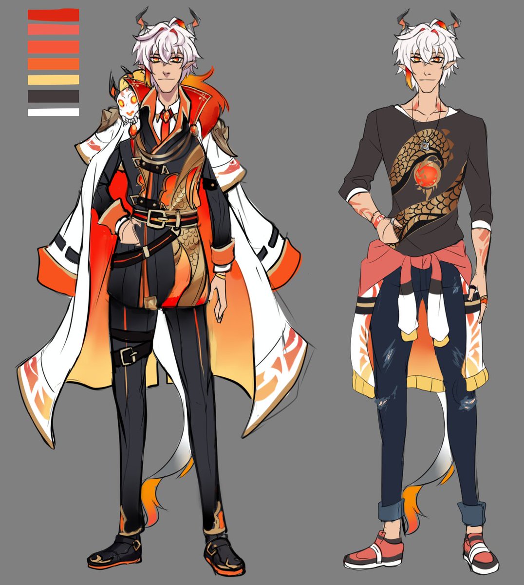 Shana3401's tweet photo. Some Lucio concepts for a contest!! the theme was royal guard but i also added a more casual outfit just for fun!! I'm busy right now and tired... also doing a lot of studies cause I really want to improve right now.
#sonARTdor #LucioSonador https://t.co/pbX74qrpPQ