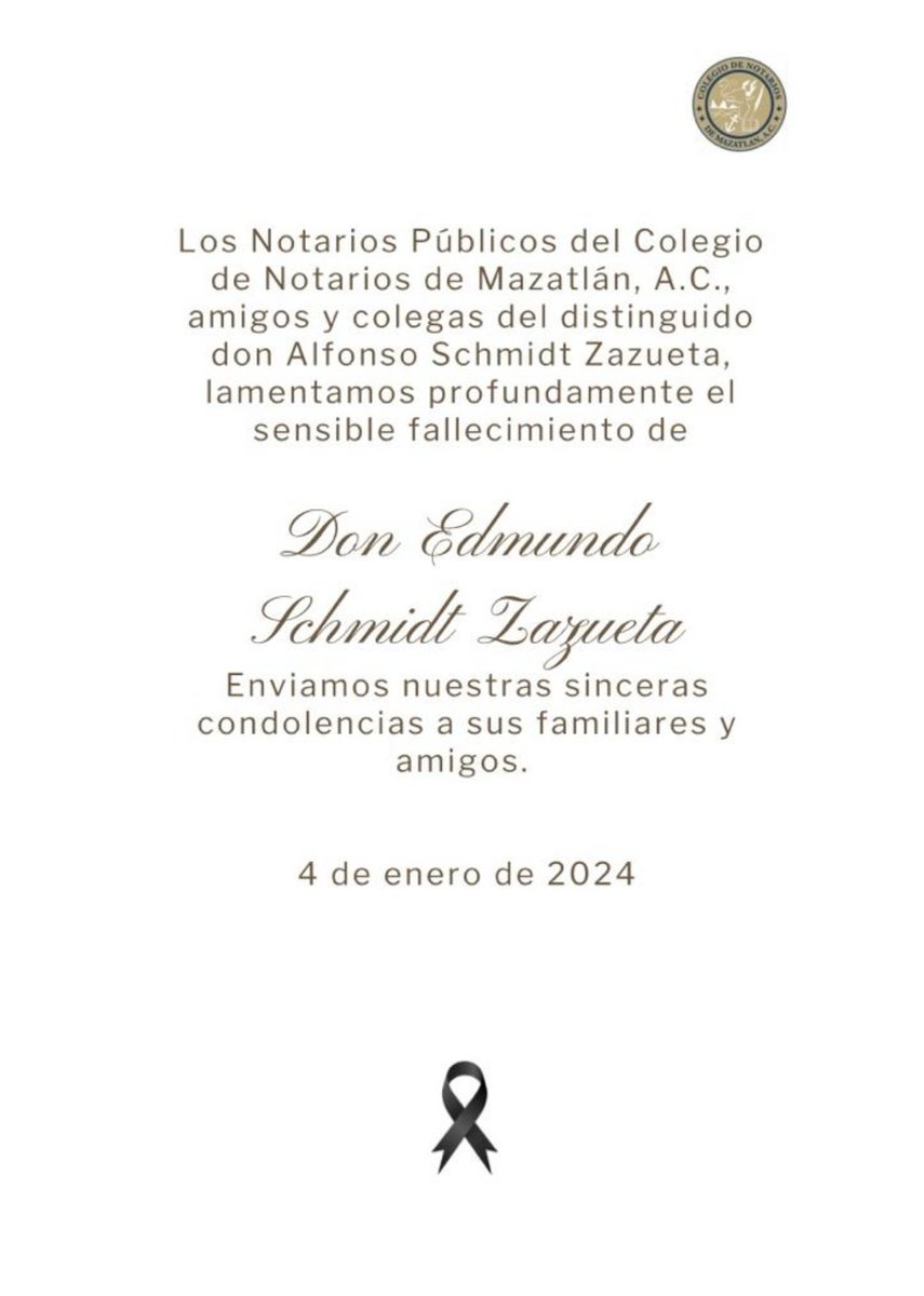 Colegio de Notarios de Mazatlán tweet media