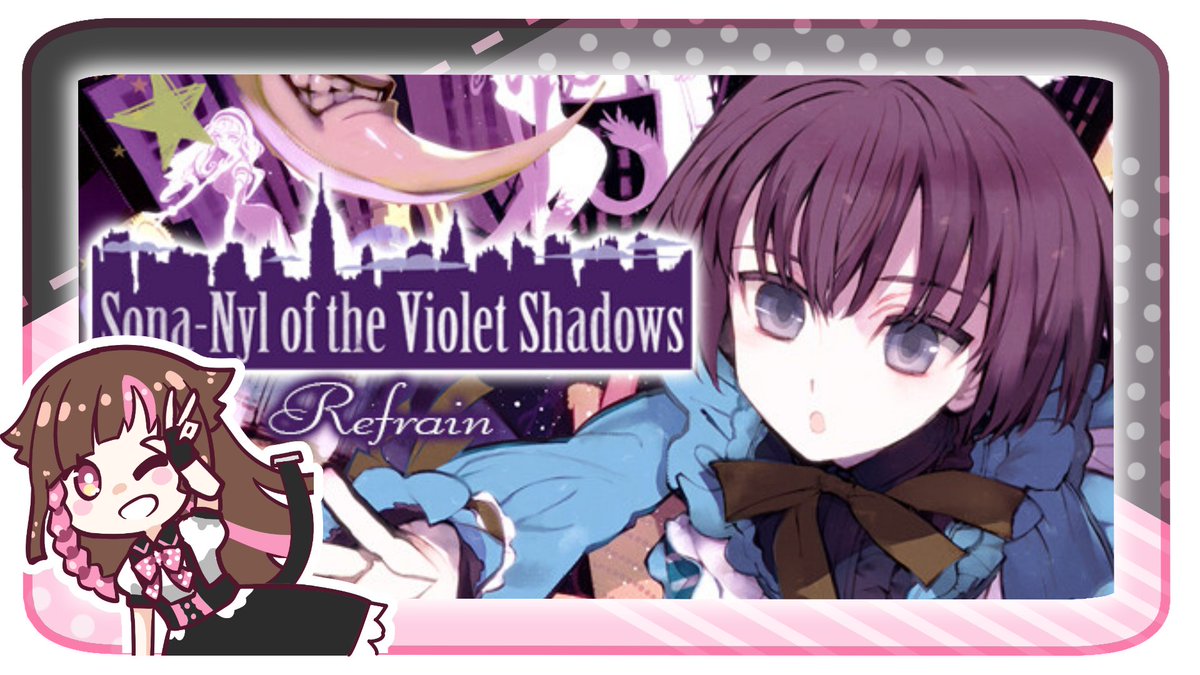 FIRST STREAM OF 2024... And we're going to play #sonanyl of the Violet Shadows! We kindly received a free copy of the visual novel from #keymailer for review and I'm so excited to share this steampunk world with you all!

I'll be going live on Twitch in 15 minutes. See you then!
