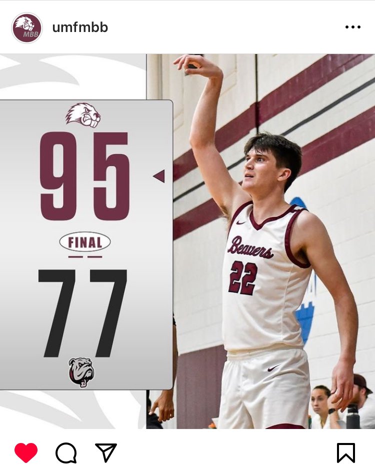 Jr. Will Harriman had himself a night. Career high 30 points, 6-7 from beyond the arc, and 9 rebounds in the win. Will was at least 4-5 practices over break with us helping our bigs. Hard work pays off.