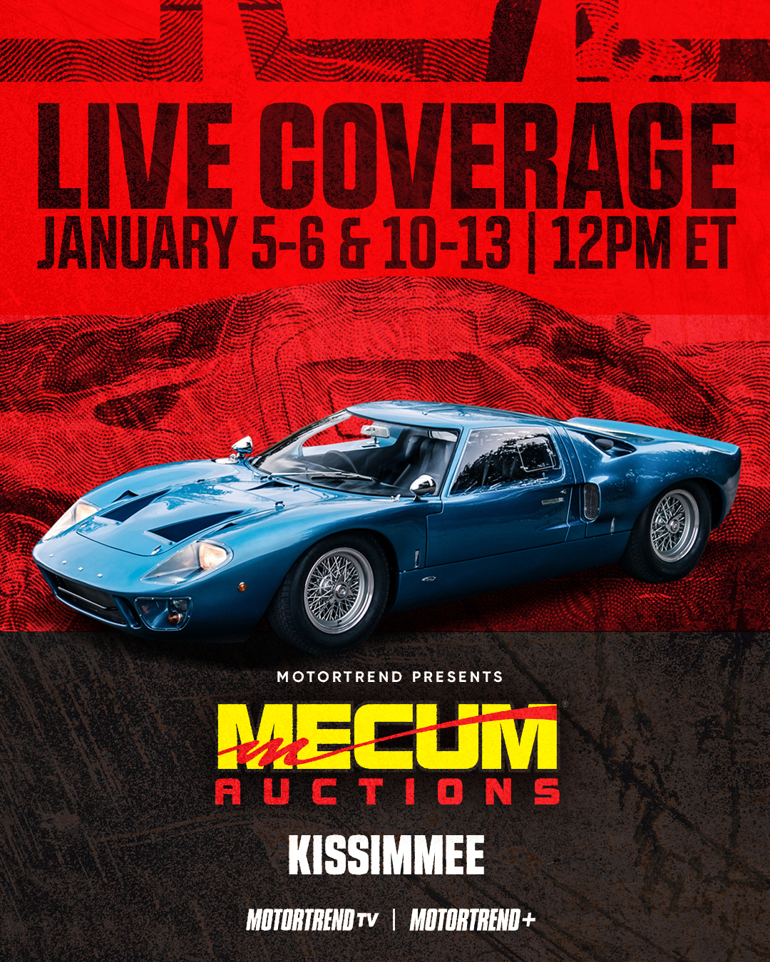 Mecum Auctions 2025 Schedule Kissimmee Weather Willi Genovera