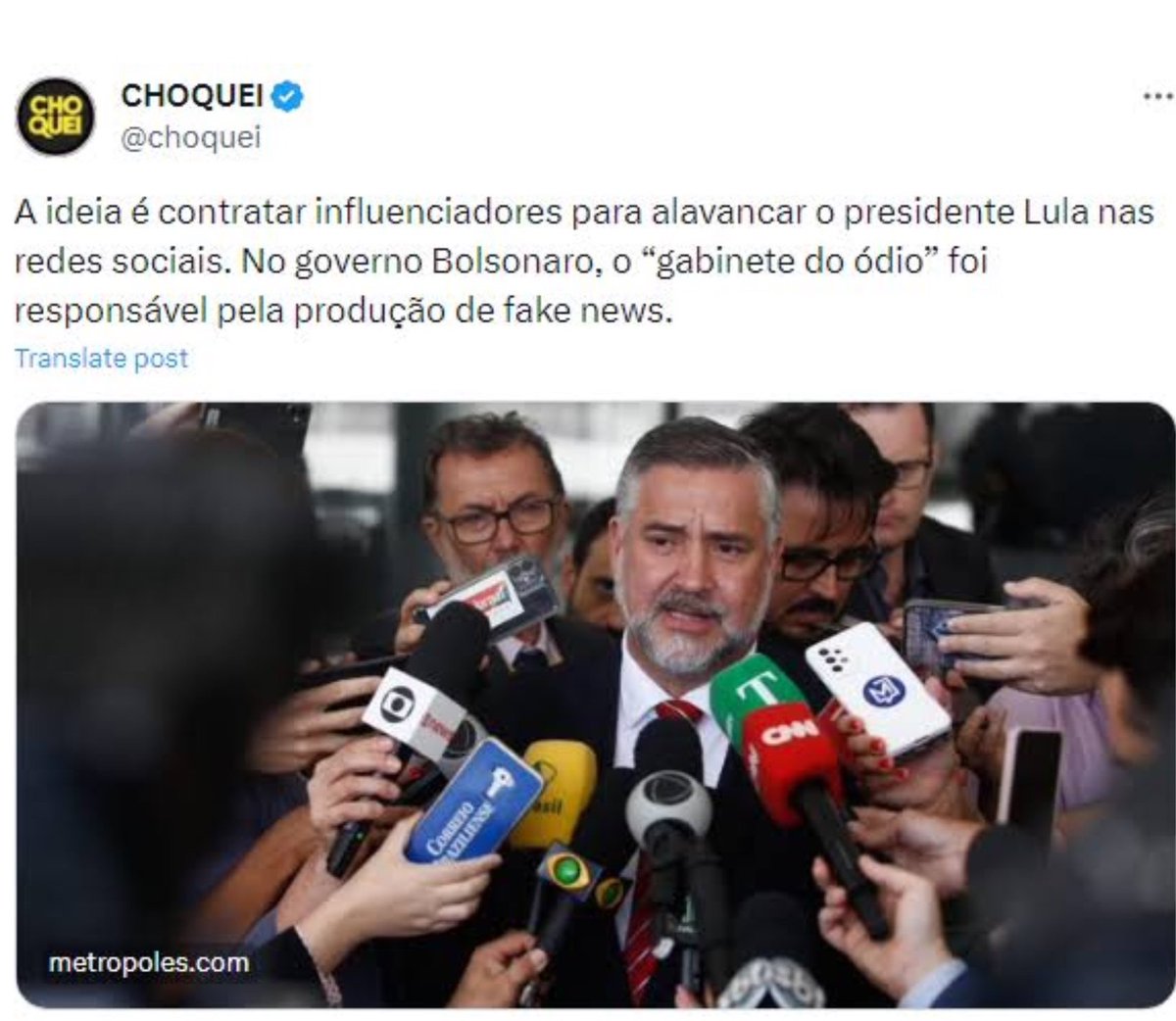 Pedrozo_044's tweet photo. Isso tudo só me faz pensar nisso.

"Quando um comunista acusa seus inimigos de algum crime, investigue e acabará descobrindo, em noventa e nove por cento dos casos, que quem cometeu o crime foi ele mesmo."

- Olavo de Carvalho https://t.co/zqybZjdZ7I