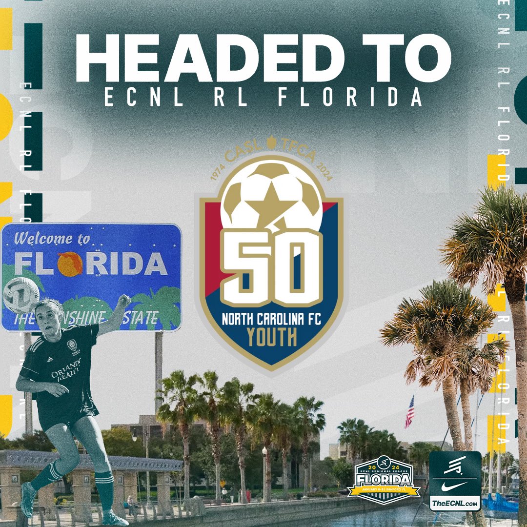 ✈️ Florida, we are on our way! 06 Elite and 07 Elite are headed to Orlando for ECNL RL Florida. Good luck ladies!