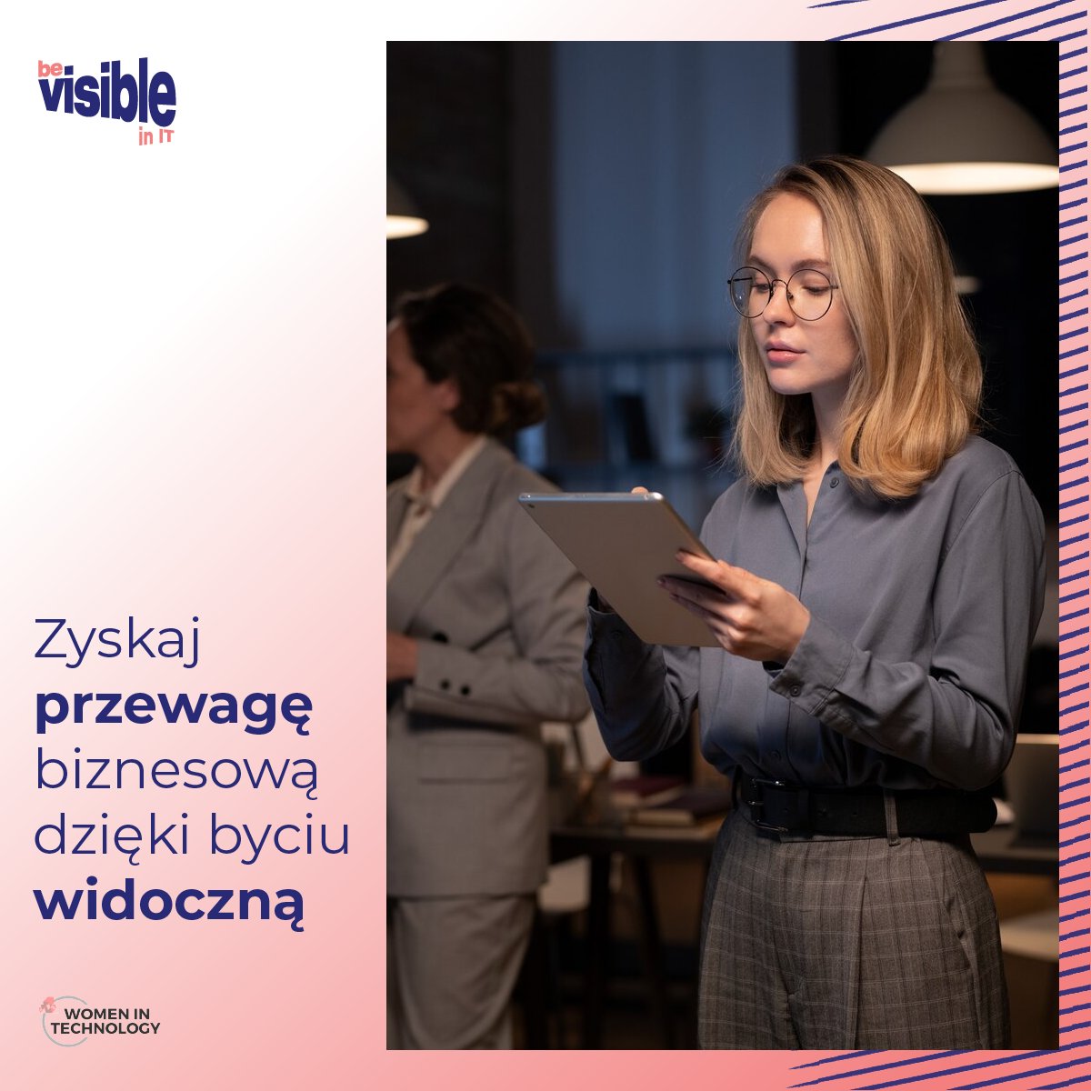 💎 Chcesz pokazać się w pracy z jak najlepszej strony, ale nie wiesz, jak to zrobić? Potrzebujesz wsparcia? W profesjonalny i dostosowany do Twoich potrzeb sposób pokażemy Ci jak osiągnąć zamierzony efekt. Już niedługo więcej o projekcie Be Visible in IT 🔥

#fiit #bevisibleinit