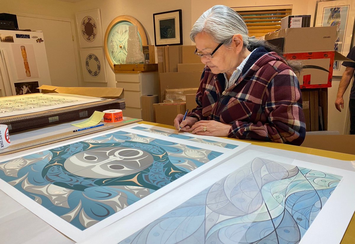 ‘Water – The Essence of Life’ by Susan Point
nativecanadianarts.com/gallery/water-…
.
.
.
.
#NativeArt #Art #artgallery #formlines #northwestcoastart #artcollector #contemporaryart #homedecor #officedecor #loveforart #indigenousart #haida #nativecanadianarts  #coastsalishart #susanpoint