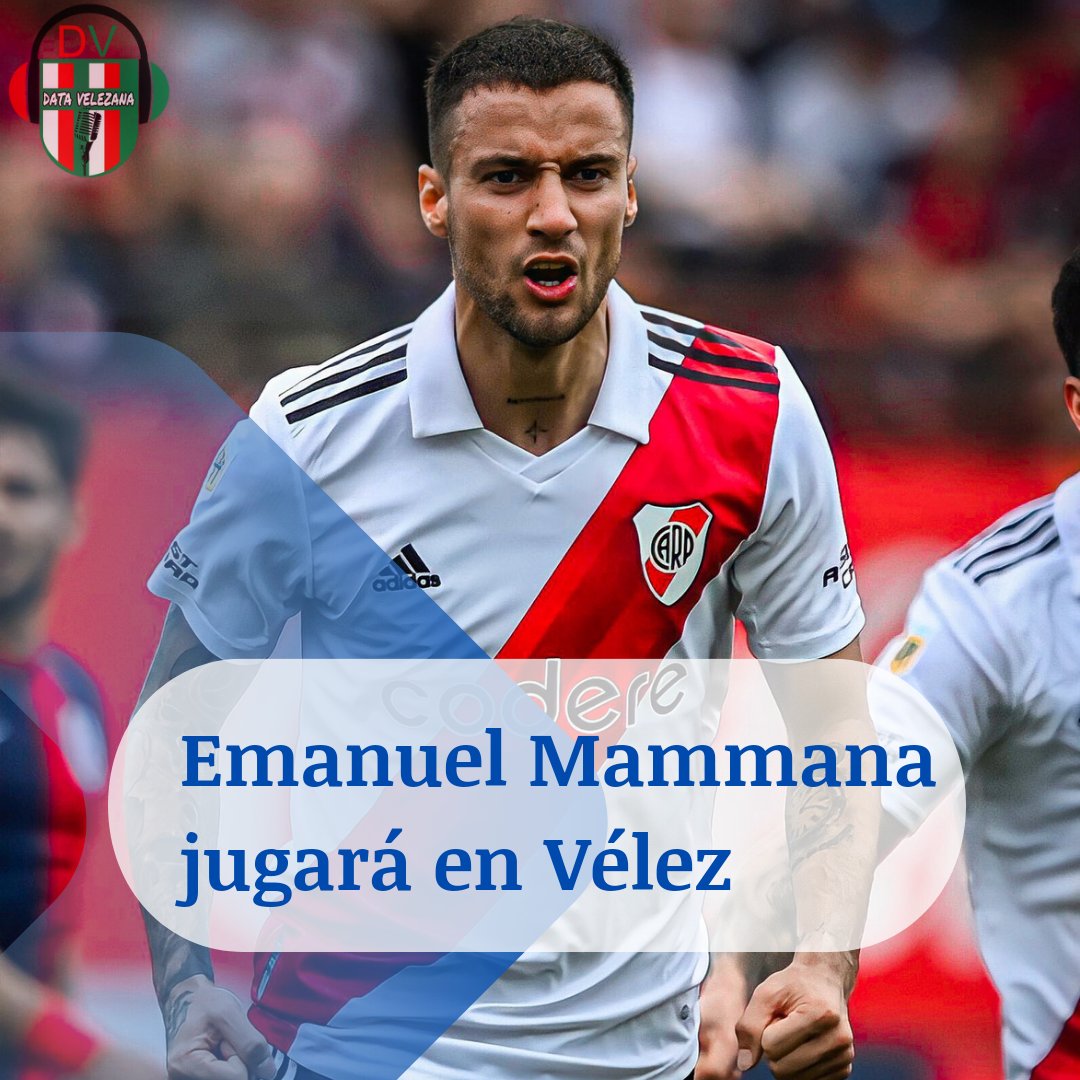 ✅ EMANUEL MAMMANA JUGARÁ EN #VÉLEZ 

El defensor con pasado en #River se incorporará al Fortín hasta diciembre del 2025, según le confirmaron a nuestro periodista <a href="/Tano_Roma/">Tano🎤</a>.

En los próximos días se hará la revisión médica correspondiente.