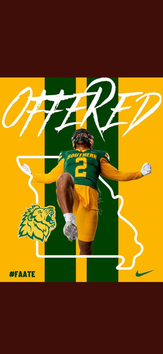 Blessed to have received an offer from Missouri Southern University thank you <a href="/FBCoachCarlo/">CoachCarlo</a> <a href="/CoachTony_D/">Tony Delgado</a> <a href="/WPTigerFB/">Wills Point Tiger Football</a> <a href="/GYudizky/">Grant Yudizky</a>