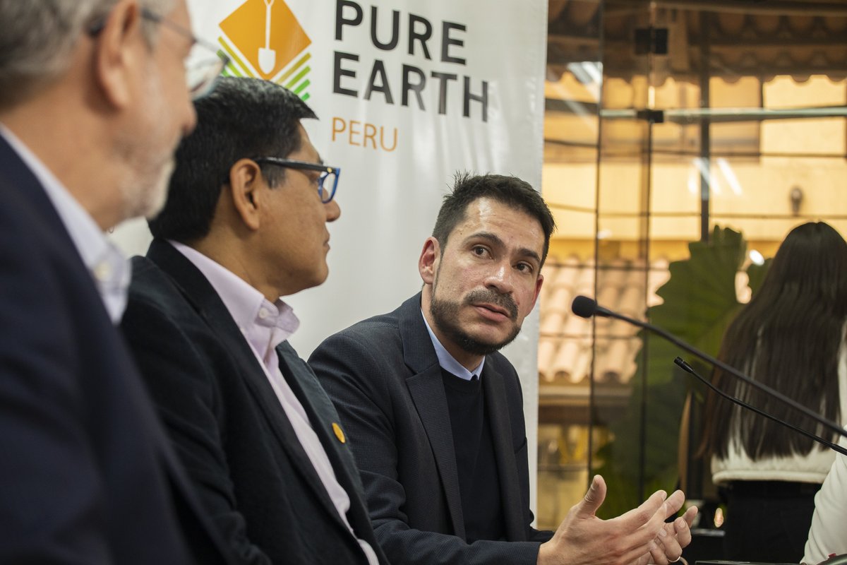 PureEarthPeru's tweet image. "La #ExposiciónAlPlomo es una amenaza mucho mayor para la salud en la infancia de lo que se creía. Estamos comprometidos y con todas nuestras capacidades dispuestas para proteger la niñez peruana de la #contaminación por plomo” RodrigoVelarde #PureEarthPeru @cdc_peru @Minsa_Peru