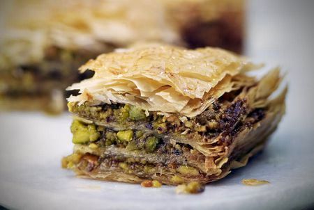 The delicious sweetness of #Baklava...layers of flaky phyllo pastry, studded with nuts and drenched in honey syrup...🍯💚

✤ #BELLYDANCING tomorrow night - First show at 7.45pm
✤ #WEEKENDBRUNCH - 11am-3pm  $7 Bloody Mary & $6 Mimosa's 

#TampaCuisine #TampaBayRestaurants