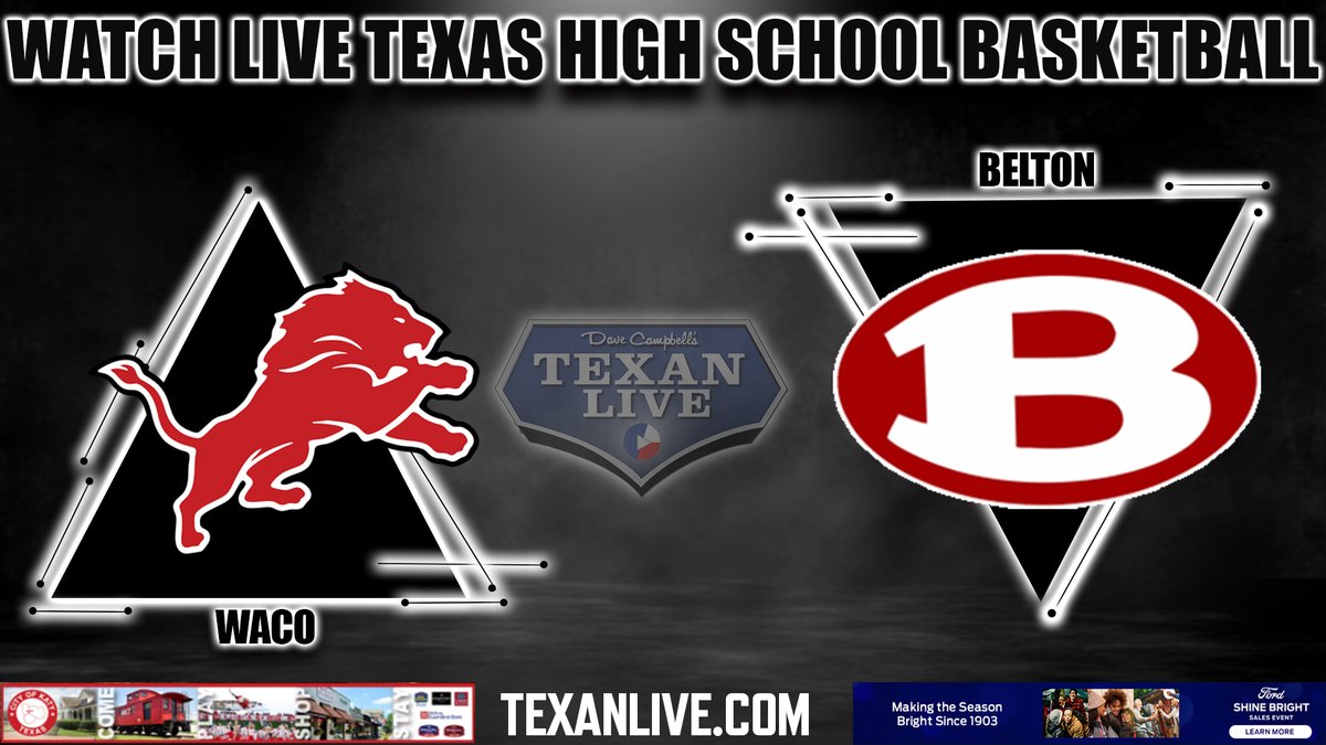WATCH THIS BOYS BASKETBALL GAME LIVE Waco vs Belton Friday 1/5/2024 @MaybinTexanLive on the call Coverage begins at 7pm For the Live Link Click Here: bit.ly/48nU36W #TXHSHoops @DCTBasketball @BeltonTigerBB