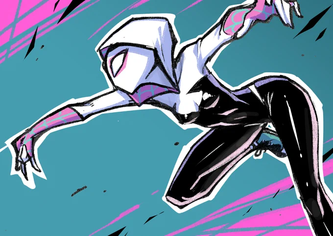 落書き。スパイダー・グウェン