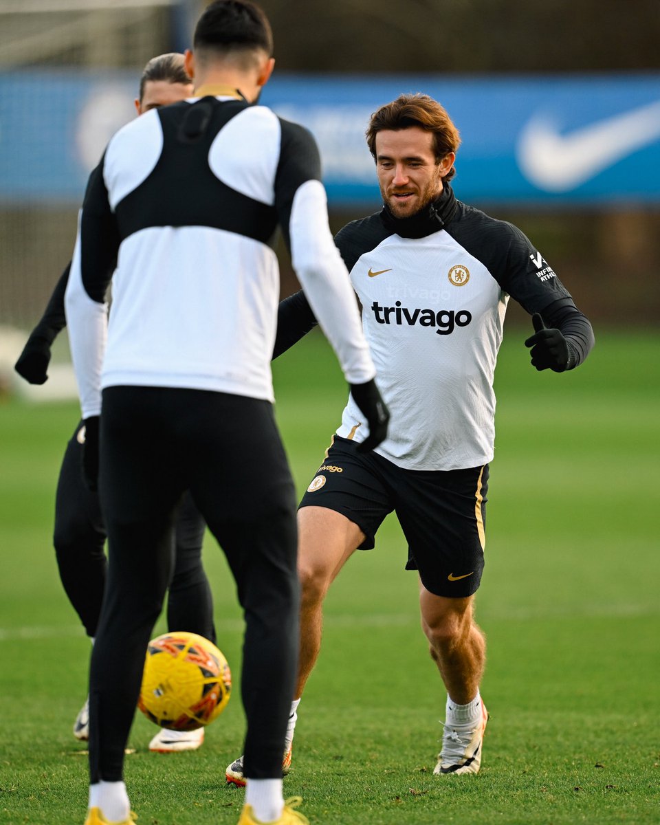 CFCPys's tweet photo. Ben Chilwell in team training today. (@ChelseaFC) #CFC https://t.co/XpUBJD82X1
