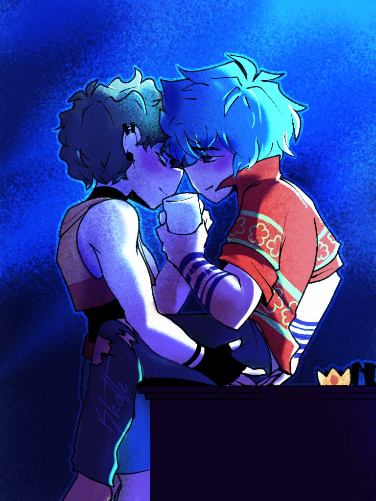 KhatteDraws's tweet photo. Come on, baby .⁠｡⁠*⁠♡
#CoMPaS 💙🧡✨ https://t.co/XO7krQeyIS