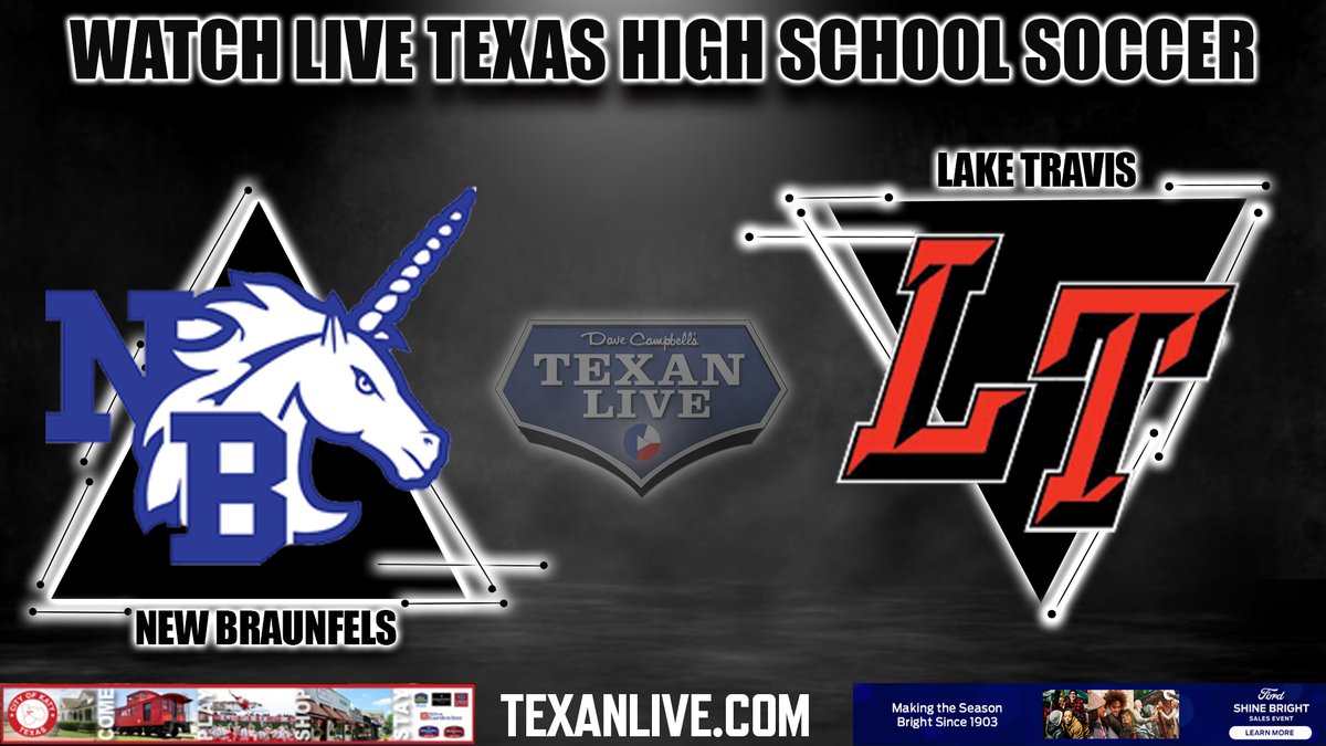 WATCH THIS GIRLS SOCCER MATCH LIVE New Braunfels vs Lake Travis Friday 1/5/2024 @EJSanchez22 on the call Coverage begins at 7:15pm For the Live Link Click Here: bit.ly/3RPDABC @NBUnicornSoccer