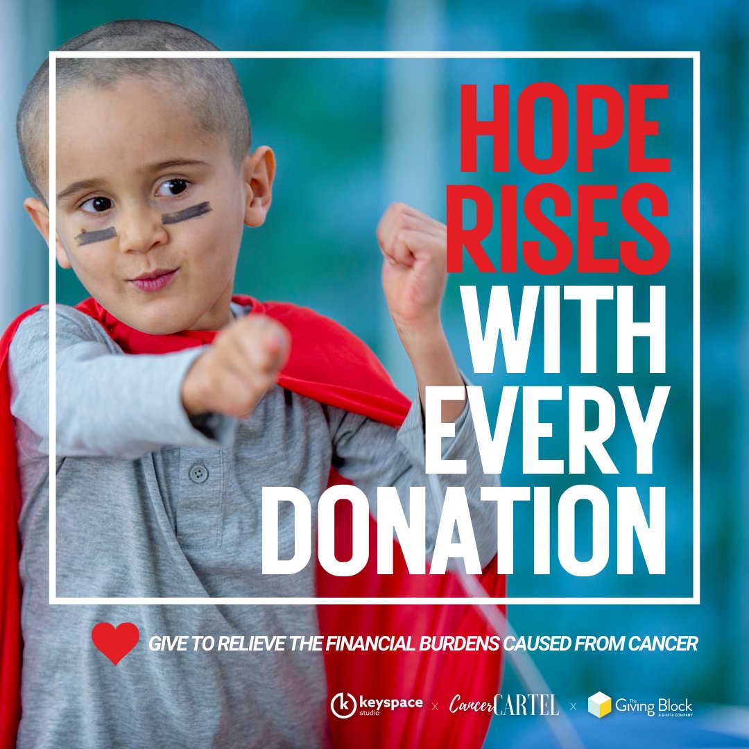Take some of those #CryptoGains and consider giving back. 💙

Head over to the @CancerCartel Crypto Giving Campaign. 

Every $100 donated gets you a free #NFT!

🔗 cancercartel.org/donatecryptocu…

#DonateCrypto #GivingSeason