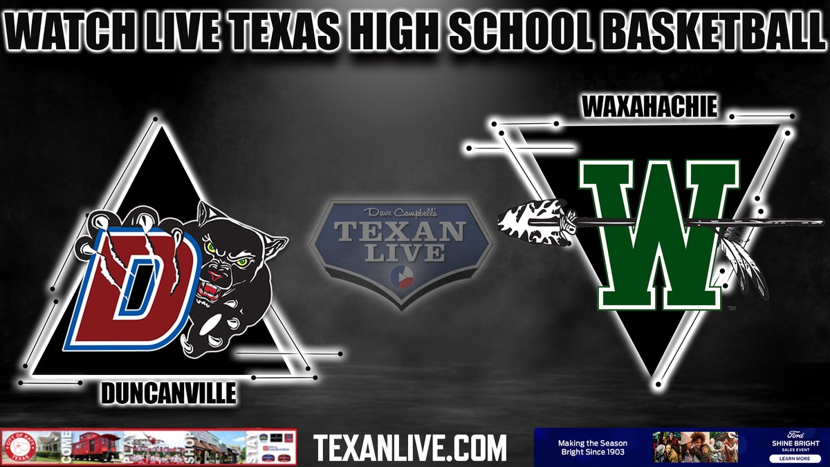 WATCH THESE BASKETBALL GAMES LIVE Duncanville vs Waxahachie Friday 1/5/2024 @DBUSID on the call Girls Game (6pm): bit.ly/3tDehuv Boys Game (7:30pm): bit.ly/3NQ9xZc #TXHSHoops #TXHSGBB @DCTBasketball @ChampionSports