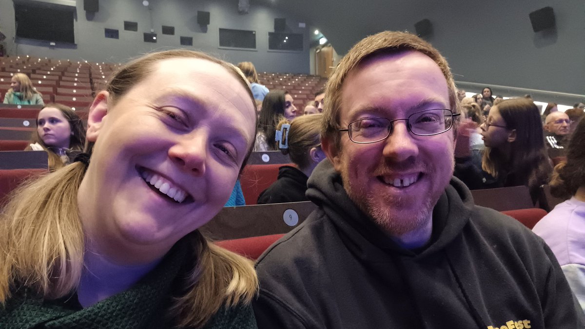 DonnaSluggett's tweet photo. Panto time is not over just yet. This time, we have made it over the water to Kirkcaldy for the Little Mermaid with Kim Shepherd and Colin Little. We are having such a fun time. Oh yes we are. ๐คฃ๐ #mermaidinfife #pantomime #pantolife https://t.co/1SaA5dFPI9