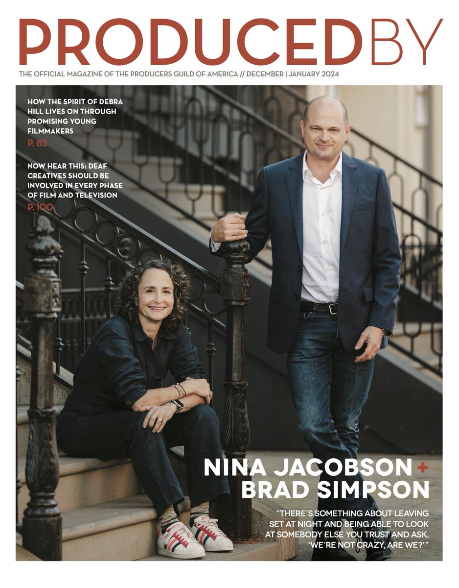 Producers Guild of America (@producersguild) on Twitter photo Nina Jacobson + Brad Simpson, the powers behind Color Force, grace the cover of Produced By magazine this issue.
Read their cover story now: producersguild.org/produced-by-ma…
#producedby #producers #filmmaking #tv Nina Jacobson + Brad Simpson, the powers behind Color Force, grace the cover of Produced By magazine this issue.
Read their cover story now: producersguild.org/produced-by-ma…
#producedby #producers #filmmaking #tv