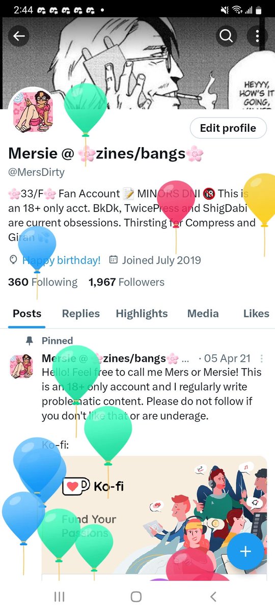 🌸Mersie🌸 @ zines/bangs tweet media
