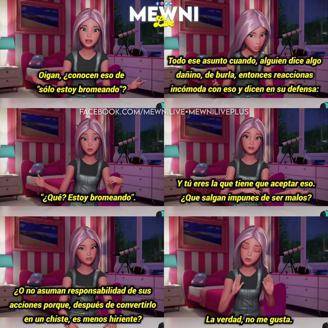 MewniLive's tweet photo. Barbie basada como siempre π
π Serie Web: #BarbieVlog https://t.co/YNieeOdXID