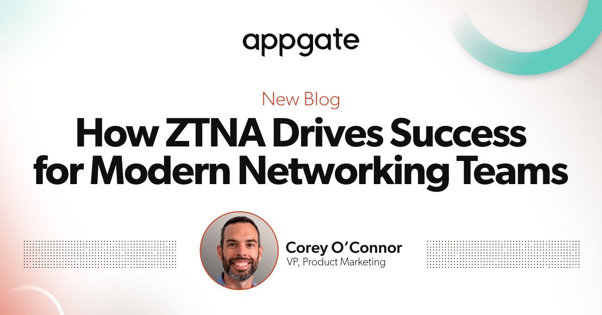 AppgateSecurity's tweet image. How are networking teams applying #ZeroTrustNetworkAccess across intricate topologies to better secure connections and optimize operations? Get fast Friday insights from #cyber expert Corey O&apos;Connor: bit.ly/3FQQmKk