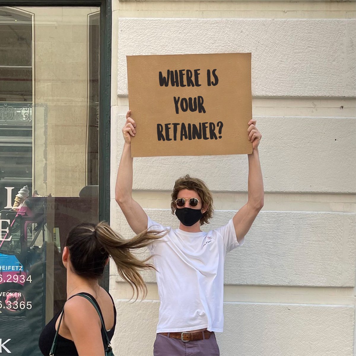 FamilyDentistUT's tweet photo. DO YOU KNOW where your retainer is right this moment? We hope it's in your mouth or in it's case but if not, go look for it! #orthodontics #retainer #meme https://t.co/ahMgByDUwY