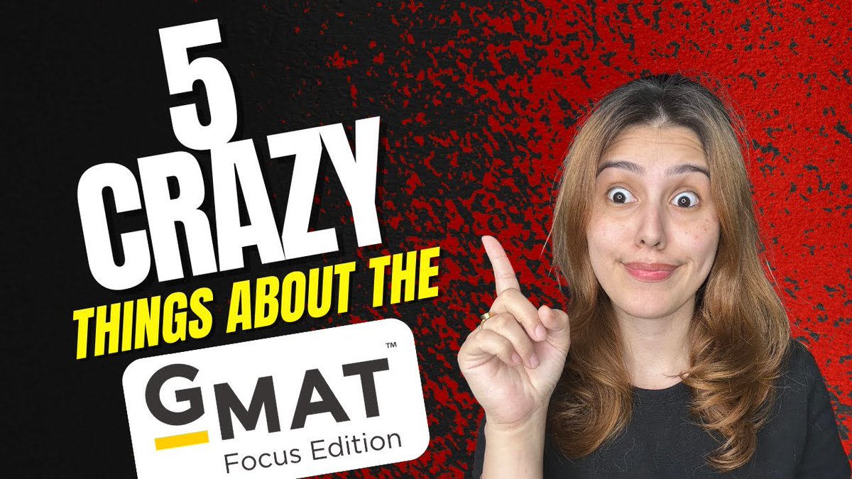 gmat_club's tweet image. Video: 5 Things You Didn&apos;t Know about GMAT Focus 
youtube.com/watch?v=NitsY-… #GMATClub  #gmatfocus #TestTakingTips #GMAT