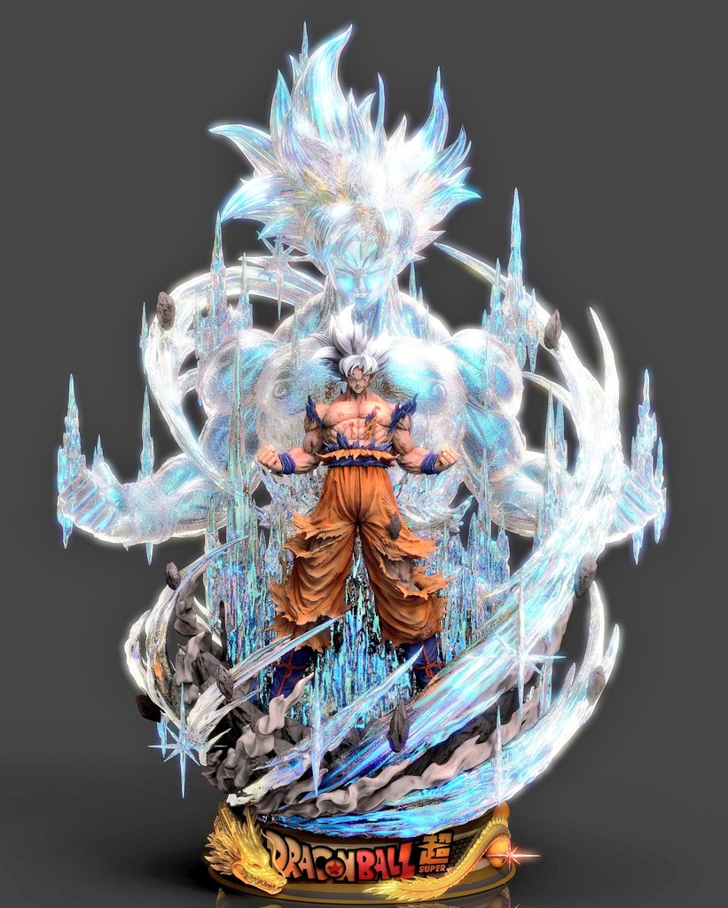SLOplays's tweet image. This is the most insane Goku statue wtf bruh