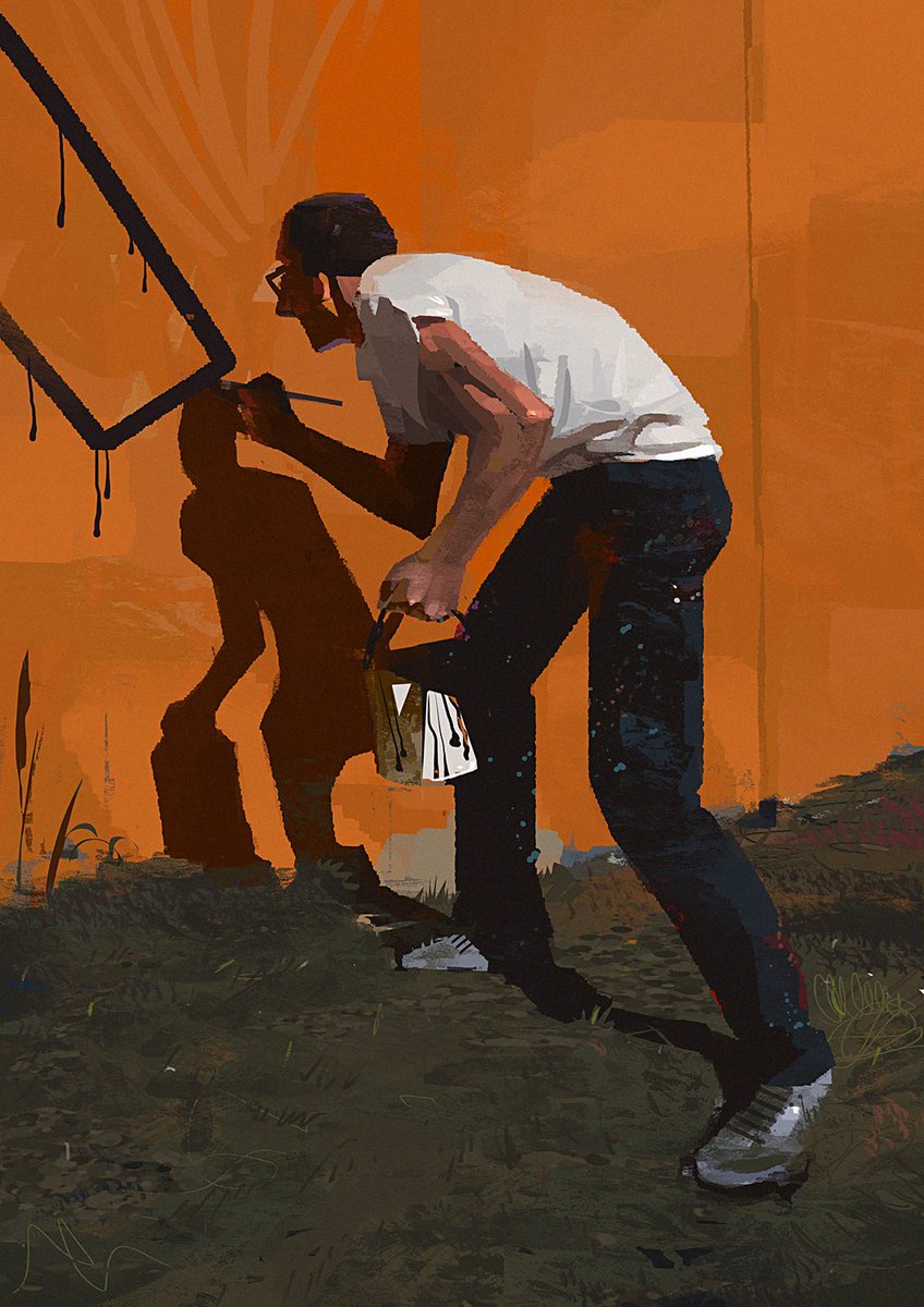 SeamousMcFly's tweet photo. Last painting dedicated to my new 2546550 bot followers #painting #orange #paint #digitalpainting #art #artist #noAI #icitte https://t.co/hF2BH7CsIK