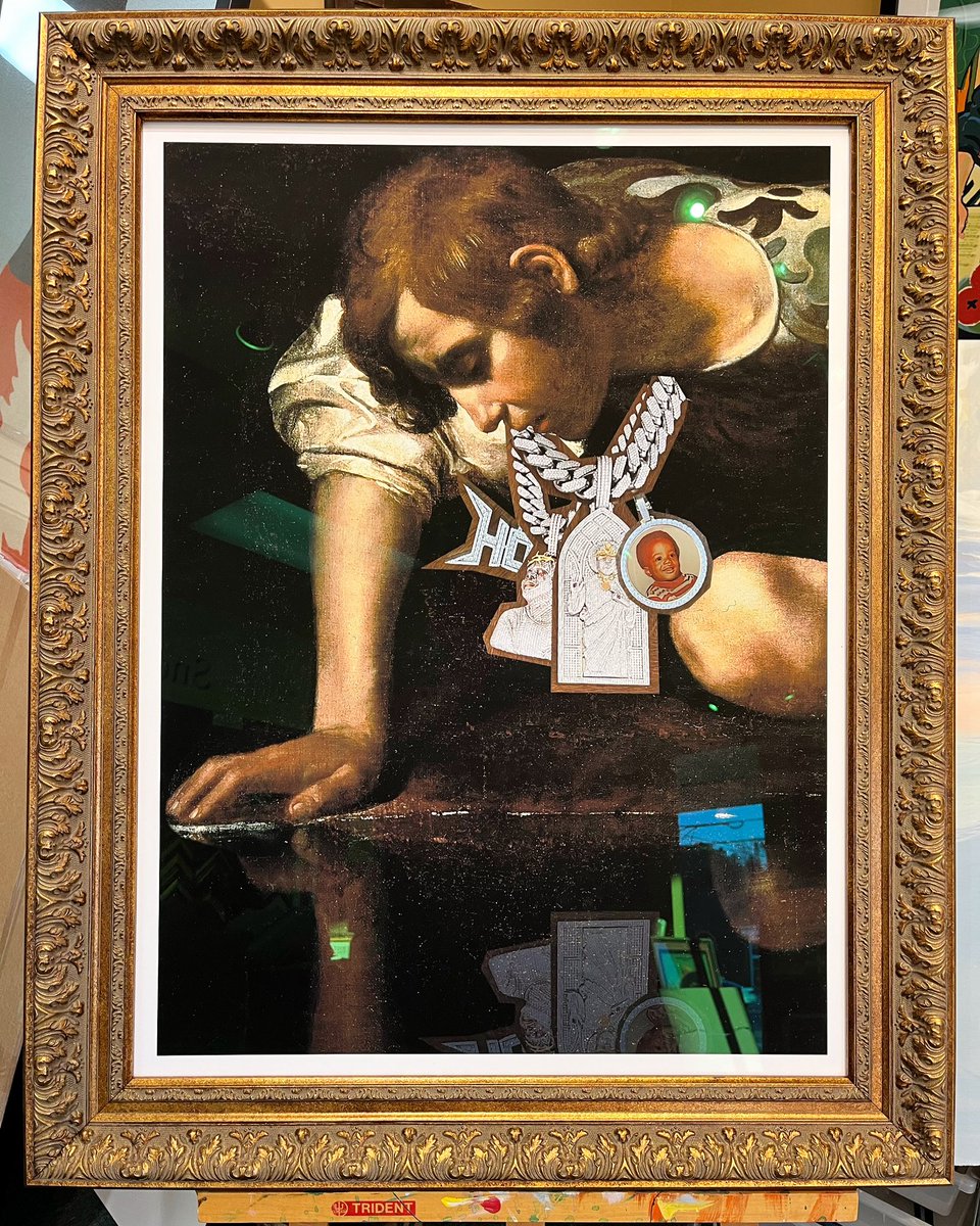 WESTSIDEGUNN's tweet image. A MASTERPIECE 

This is the LAST ART piece @virgilabloh designed for me and the 3rd piece in the “AND THEN YOU PRAY FOR ME” series

1/5 NOON est BLIENTELE.com
/250 museum cotton 
24x32 

It’s bittersweet this is the last one but I know our ART together will last FOREVER